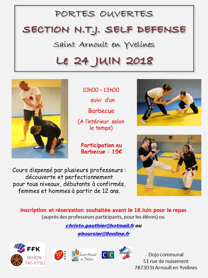 Portes Ouvertes Self Defense 24Juin2018